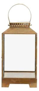 Nordal - BITRA lantern - Lykta - Brass, S - L20 x H36 x W20 cm