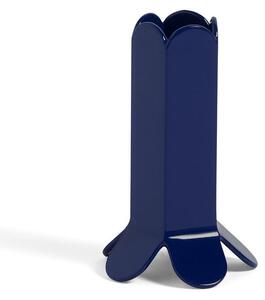 HAY - Arcs Candleholder - Ljusstake - Small - Dark Blue - Ø5,5 x H9 cm