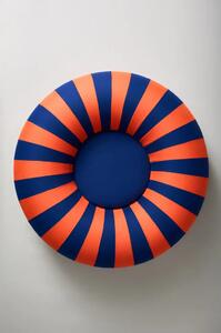 Studio About - Float / By Mikkel Lang Mikkelsen - Puff - Dark Blue/Red - Large - Ø120 x H35 cm