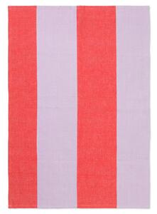 Ferm Living - Hale Tea Towel - Kökshandduk - Red/Lilac - W50 x H70 cm