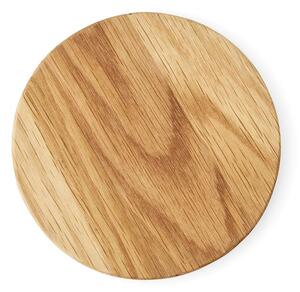 Audo Copenhagen - NNDW - Wooden plate - Tallrikar - Oiled Oak - 2 pcs. - Stock sale - H0,6 x Ø11,4 cm