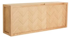 Hübsch - Herringbone Shoe Cabinet - Skohylla - Nature - L100 x W25 x H40 cm