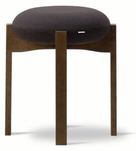 Fredericia Furniture - Pioneer Stool 6830 / By Maria Bruun - Pall - Vidar 386 / Smoked Oak Stained - Ø41 x H46 cm