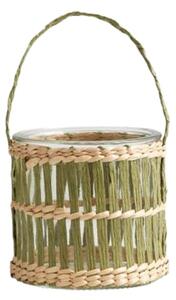Nordal - LEWIS lantern - Lykta - Green - Stock sale - H9,5 x D10 cm