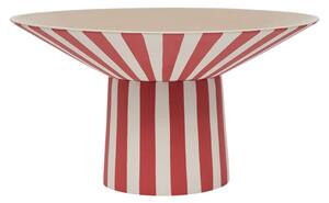 OYOY LIVING - Toppu Centerpiece - Dekorativ skål - Red/Peach - L30 x W30 x H17