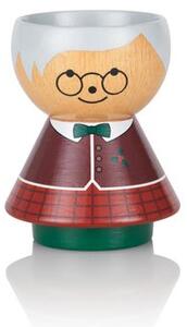 Lucie Kaas - Bordfolk Egg Holder - Christmas - Äggkoppar - Christmas Grandpa - H7 cm