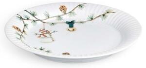 Kähler - Hammershøi Christmas Plate - Tallrikar - White Decoration - Ø22 - H3.5 x Ø22 cm