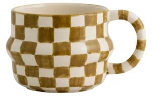 Nordal - Ysia Cup - Mugg - Green/ivory - 7.5 x 12.5 x 0 cm