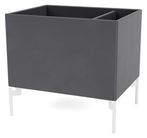 Montana - Colour Box II – S1162 - With Snow Legs - Förvaringslådor - Coal - W69,6 X H42,6 X D35,4 cm