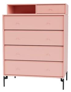 Montana - KEEP - With black legs - Byrå - Ruby - H 94.8 CM / W 69.6 CM / D 30/46.8 CM