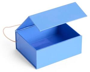HAY - Colour Storage Travel Jewellery Box - Smyckeskrin - Small - Vibrant blue - H4 x D7.7 x W9.6 cm