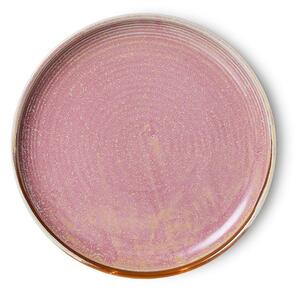 HKLiving - Chef Ceramics - Side Plate - Tallrikar - Rustic Pink - Ø20 x H2,8 cm