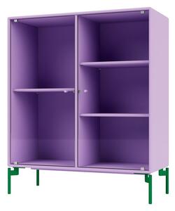 Montana - Ripple Cabinet II - With Parsley Legs - Vitrinskåp - Iris - W69,6 X H82,2 X D30 cm