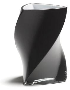 Piet Hein - Twister-vase - Vas - TWISTER-vase 16 cm - SORT ( 3 lag glas ) - H16 x W7.1 D7.1 cm