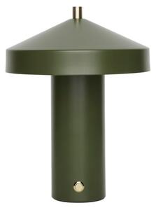 OYOY LIVING - Hatto Table Lamp LED - Bärbar lampa - Olive - W:18 x H:24.5 cm