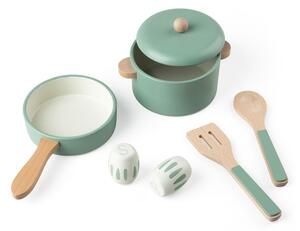 Sebra - Kitchen pot and pan set - Leksaker - Grøn - Onesize