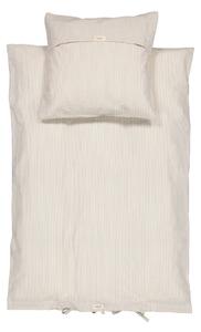 MarMar Copenhagen - Bed Linen Junior - Sängkläder för barn - Blue Stone Stripe - W100 x L140 cm