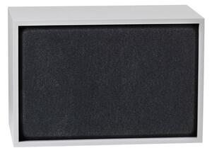Muuto - Stacked Acoustic Panels - Hylla - Large - Black Melange - L: 61,7 x H: 39,9 cm