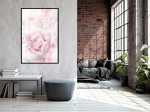 Inramad Poster / Tavla - Floral Dreams - 40x60 Svart ram