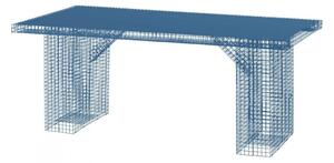 Kalager Design - High Table w. Top Plate - Matbord - Pastel Blue - W175 x H100 x D84 cm