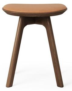 Brdr. Krüger - Pauline bar stool - Oak Smoked Oiled - Pall - Spectrum, Brandy Læder - 30155 - H45 cm L36 cm