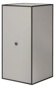 Audo Copenhagen - Frame 70 - Hylla - Sand - With door and 2 shelfs - 35x35x70
