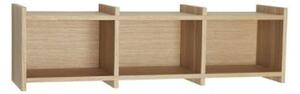 Hübsch - Focal Shelf Unit - Hylla - Oak Natur - 80 x 20 x H 23 cm