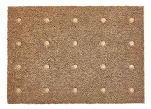 OYOY LIVING - Dot Doormat - Dörrmatta - 901 Nature - H1,6 x L70 x W50 cm