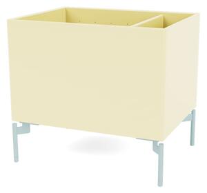 Montana - Colour Box II – S1162 - With Flint Legs - Förvaringslådor - Camomile - W69,6 X H42,6 X D35,4 cm