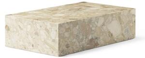Audo Copenhagen - Plinth - Soffbord - Low / Kunis Breccia - L100 x W60 x H27 cm