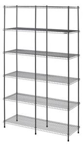 Kalager Design - Pipe Rack 2 x 5 - Hyllor - Rustic Grey - W92 x H202 x D38 cm