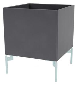 Montana - Colour Box I – S6161 - With Flint Legs - Förvaringslådor - Coal - W35,4 X H42,6 X D35,4 cm