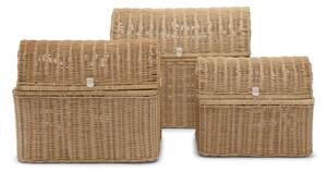 KAS Kopenhagen - Raffia storage basket set - Förvaringslåda för barn - Desert - Sæt af 3