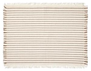 Broste CPH - Elouise Placemat - Bordstablett - Off White/Fungi Grey - W41,5 x L32 cm, Set of 2