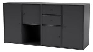 Montana - COUPLE - Wall mounted - Skänk - Anthracite - H 69.6 CM / W 139.2 CM / D 38 CM