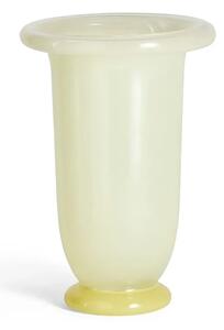 HAY - Empire Vase - Vas - Medium - Lime yellow with dark lime base - H21 x D14.5 x W14.5 cm