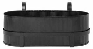 Ferm Living - Bau Balcony Box - Piedestal - Black - B45,3 x H20 x D27,5 cm
