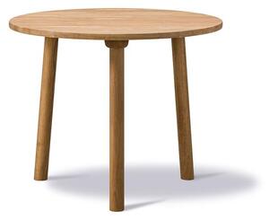 Fredericia Furniture - Taro Table 6119 by Jasper Morrison - Matbord - Oiled Oak - Ø90 x H73 cm
