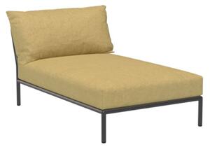 HOUE - LEVEL 2 / Chaiselong - Trädgårdssoffa - Dijon/Dark Grey - L139 x W81 x H68,5 x SH38 cm