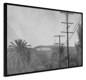 Inramad Poster / Tavla - Old Hollywood - 30x20 Guldram med passepartout