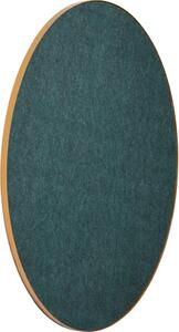 Gejst - RETELL Bulletin board - Anslagstavla - Brass/Green - Ø800 x D16 mm