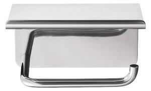 Blomus - MODO Toilet Paper Holder - Toalettpappershållare - Polished Stainless Steel - H13 x L9 x W14 cm