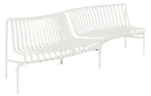 HAY - Palissade park dining bench in-out - Trädgårdsbänk - Cream White - W283 X D97 X H80 X SH45