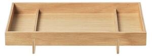 Blomus - ABENTO Tray - Bricka - Holzfarbe - Small - H5 x L30 x W18 cm