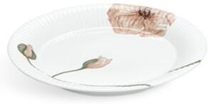 Kähler - Hammershøi Poppy Tallerken Ø27 cm - Tallrikar - Hvid m. deko - Ø27 cm