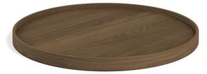 Brdr. Krüger - Bølling Serving Tray - Veneer Model 50 - Bricka - Eg Røget Olieret - Ø50 cm H3 cm