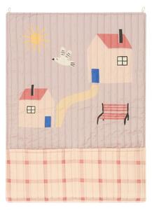 Nobodinoz - Quilted Wall Organizer Vibes - Väggdekoration för barn - Sweet home - 55 x 70 x 4 cm
