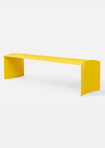 A. Petersen - Metal Bench By Ole Schjøll - Bänk - Coated Yellow - W170xD46xH46 cm