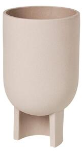 Kristina Dam Studio - Serene Flowerpot - Blomkruka - Medium - Sand - Ø16 x H27,5 cm