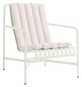 HAY - PALISSADE / Soft Quilted Cushion for Lounge Chair High - Kuddar för utomhusbruk - Cream White - W50 x L116.5 x H6.1 cm